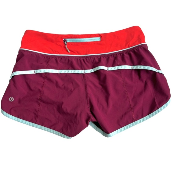 Lululemon Multi Color Run: Speed Short *4-way Stretch - Picture 2 of 6